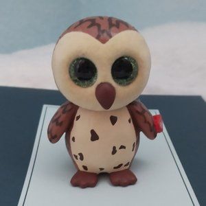 🦉 Ty Beanie Boos Mini Boos Collectible Sammy the Brown Owl Figure